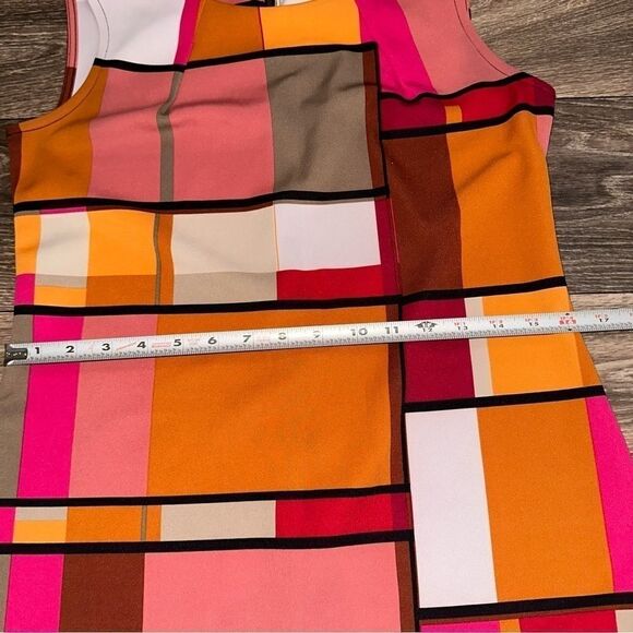 Worthington Stretch Color Block Dress sz S - Picture 10 of 11